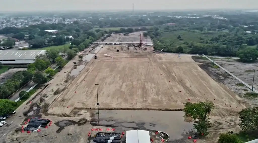 Centro de Convenciones de Villahermosa lleva 25% de avance, reporta SOTOP