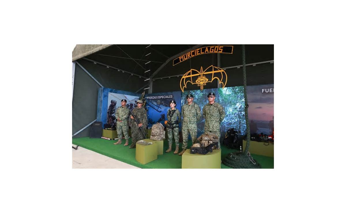 Tamaulipas: Fuerzas Armadas exhiben aeronaves y equipo táctico en Tampico
