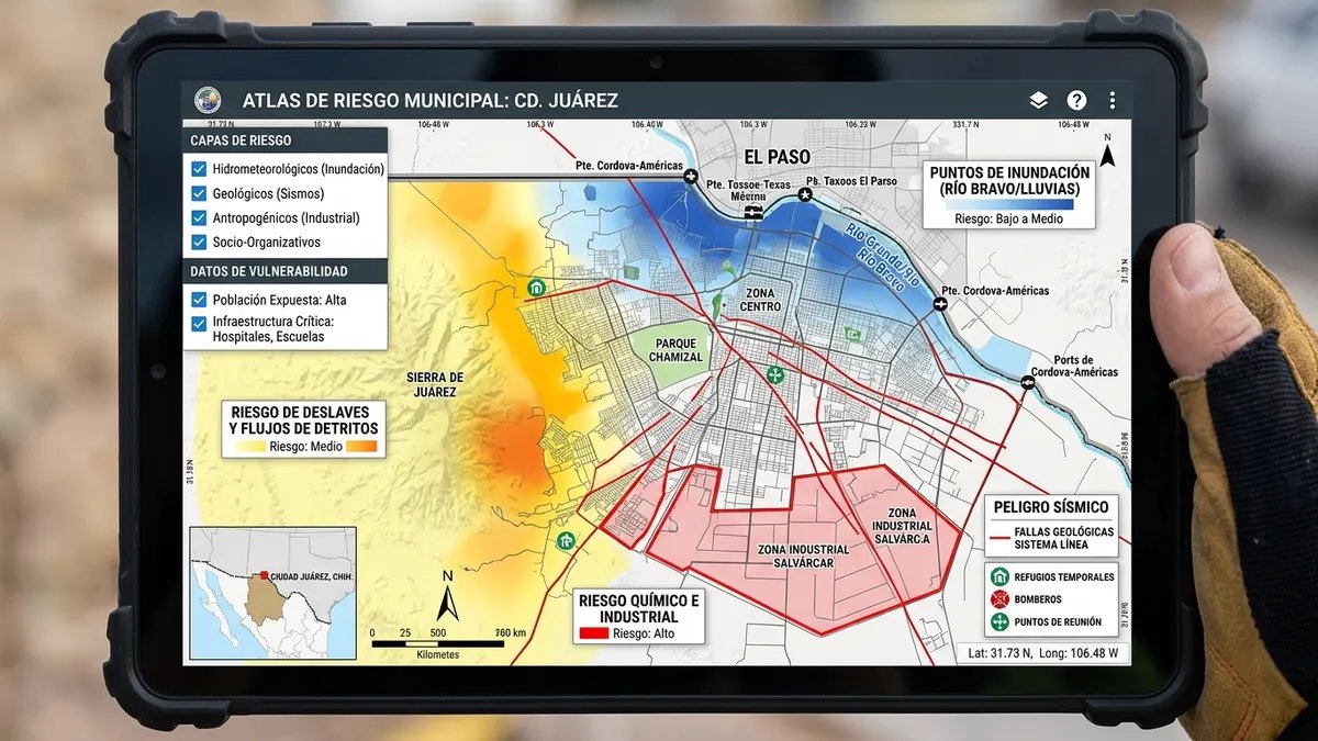 Busca Municipio recursos para actualizar Atlas de Riesgo de Ciudad Juárez