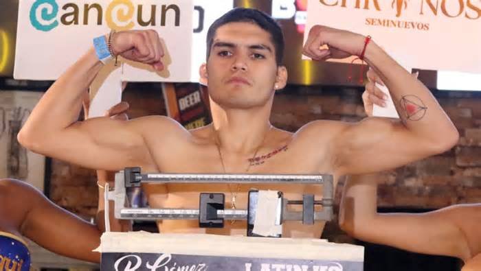 David 'El General' Cuéllar cumple en la báscula; todo listo para la función en Cancún