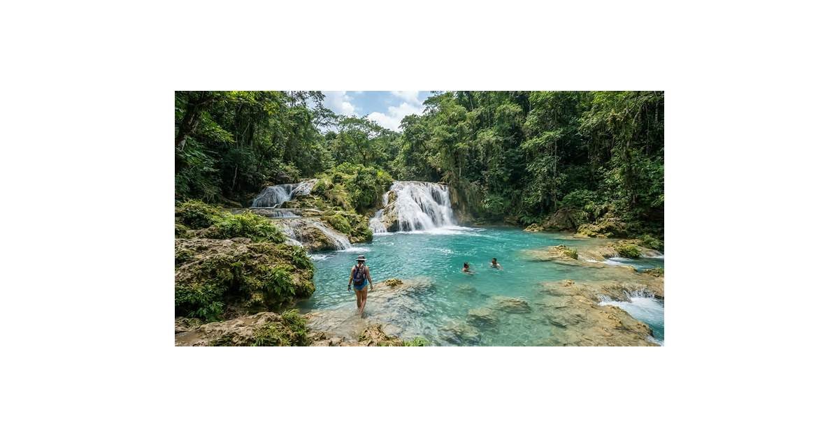 Parece la Polinesia pero está en México: Las pozas de agua turquesa sacadas de un sueño en San Luis Potosí.