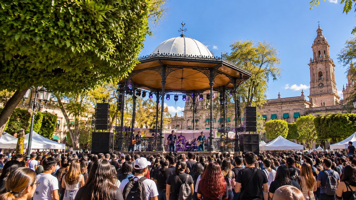 ¡Por los estudiantes foráneos! Morelia tendrá festival musical con colecta de alimentos