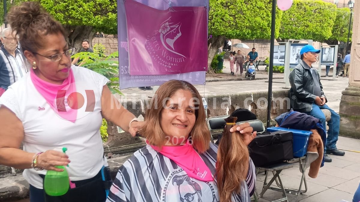 Plaza de Armas en Morelia reúne solidaridad y prevención contra el cáncer de mama