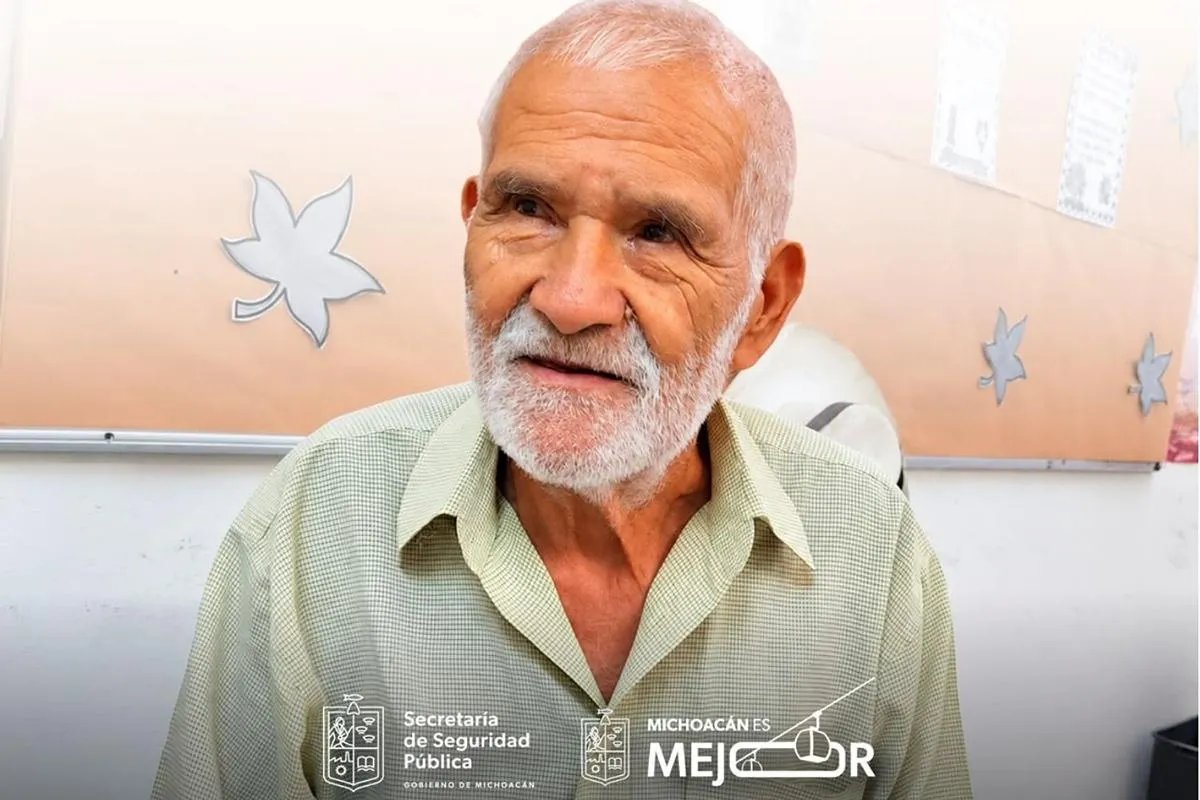 Guardia Civil busca a familiares de adulto mayor localizado en Morelia