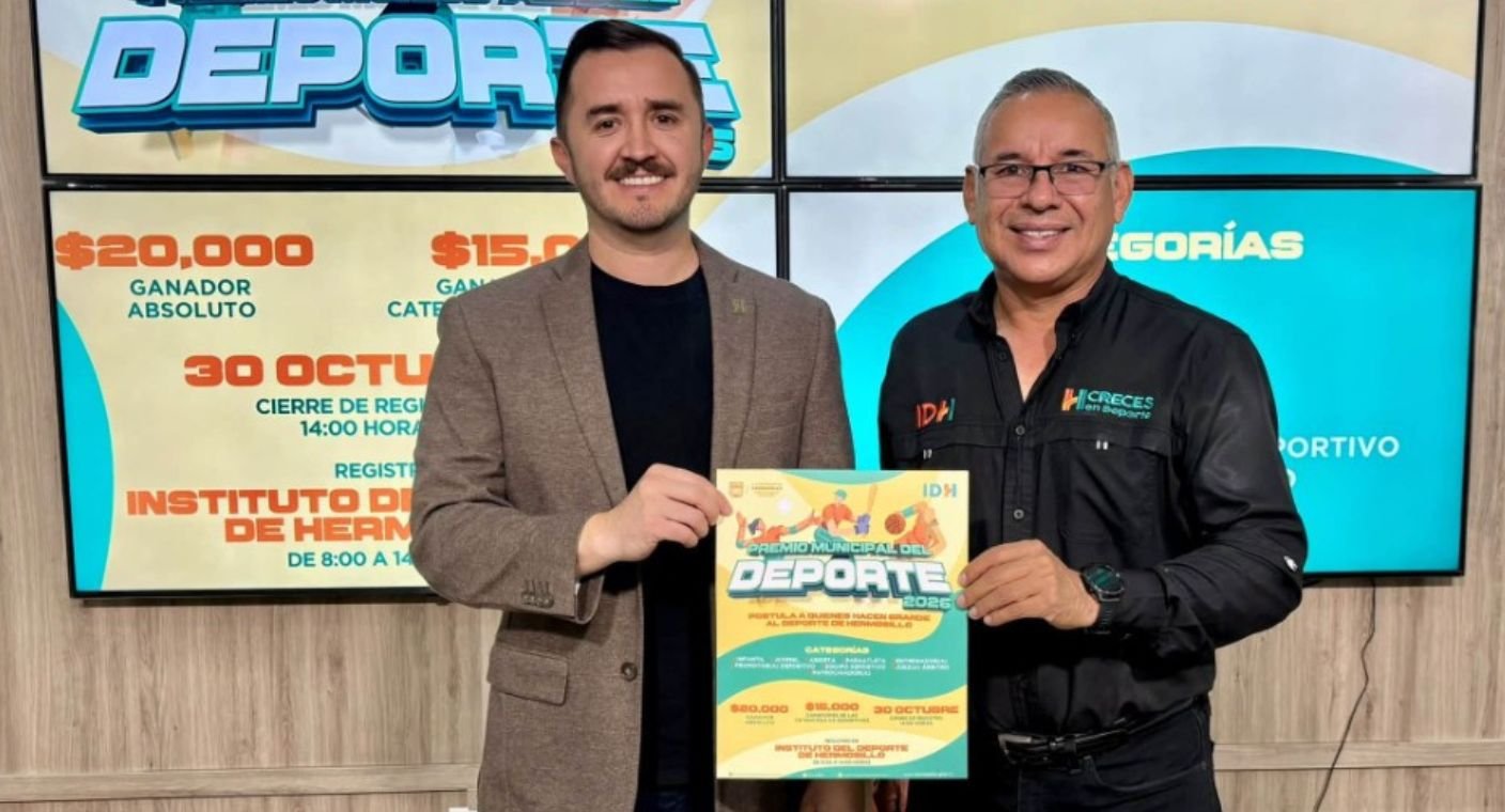 Lanza IDH convocatoria para Premio Municipal del Deporte de Hermosillo 2026; te contamos