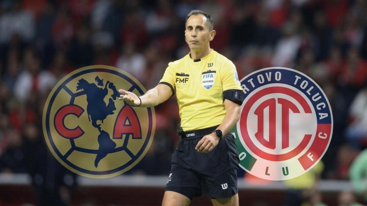 ¿Polémica a la vista? Luis Enrique Santander pitará el América vs Toluca