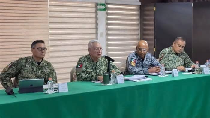 Titular de la Defensa supervisa operaciones del Ejército y Guardia Nacional en Sinaloa y Nayarit