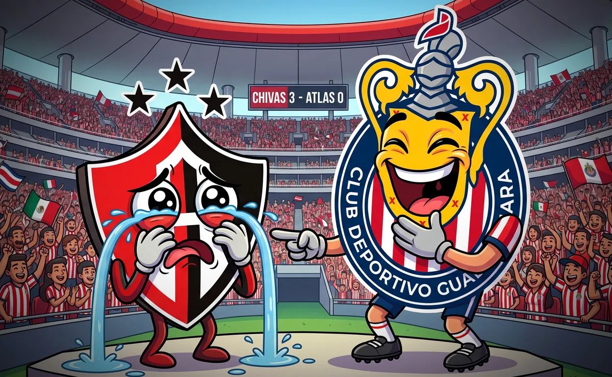 ¡Calientan el Clásico! Chivas lanzó sutil burla minimizando al Atlas para el partido en el Estadio Jalisco