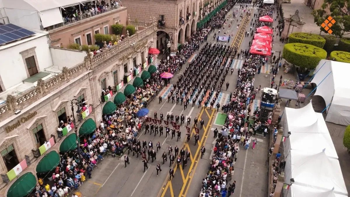 Morelia recuerda a José María Morelos con desfile cívico-militar