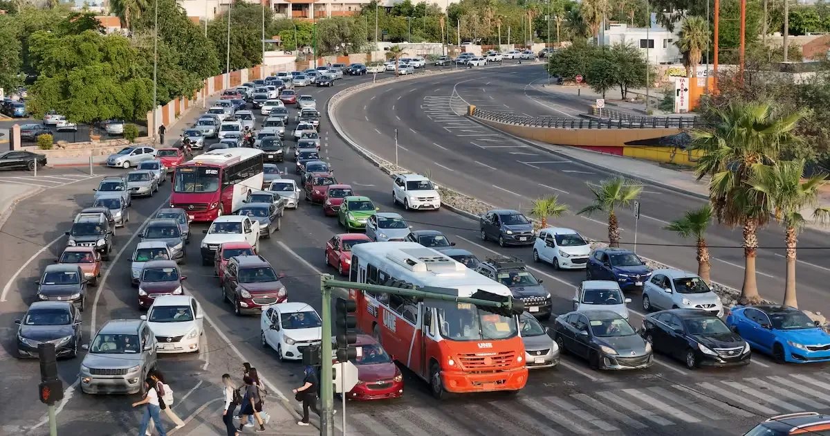 Congestionamiento en Hermosillo cuesta $1,400 millones anuales