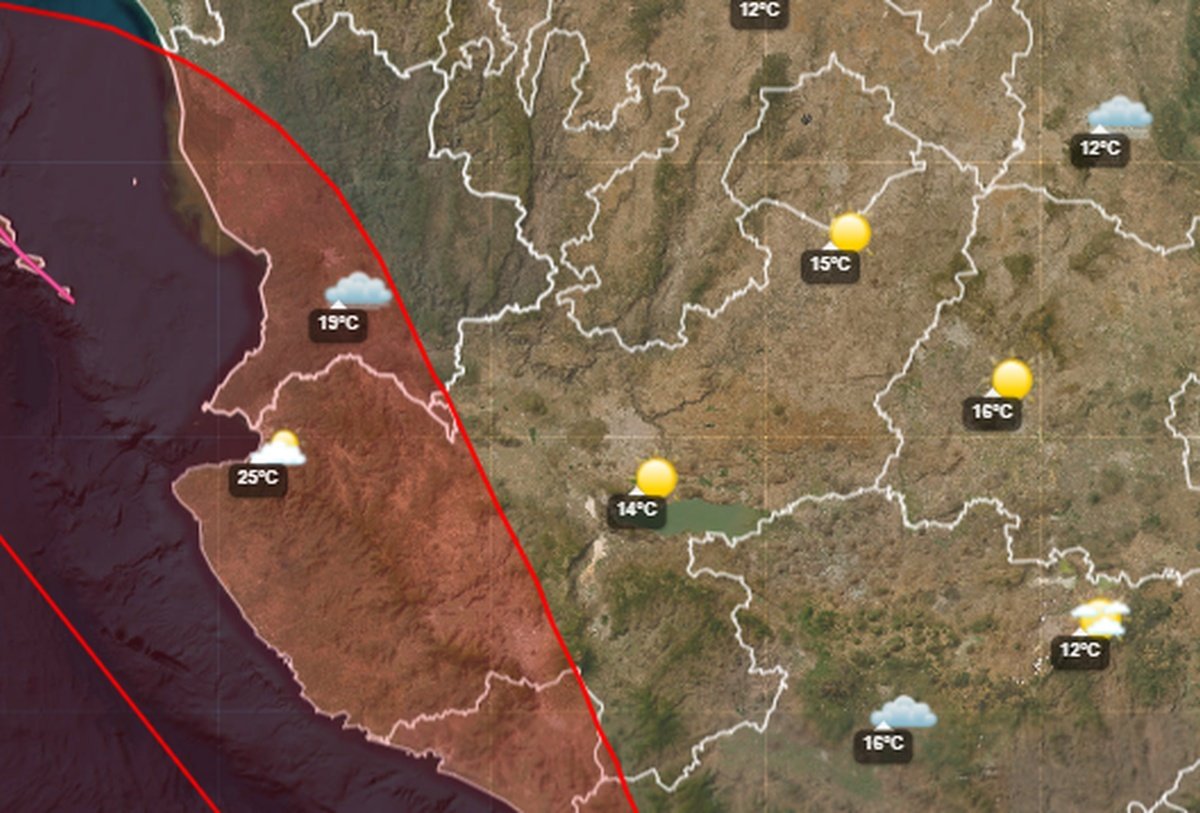 Guadalajara alcanzará los 31 grados este miércoles; SMN prevé alta probabilidad de lluvia