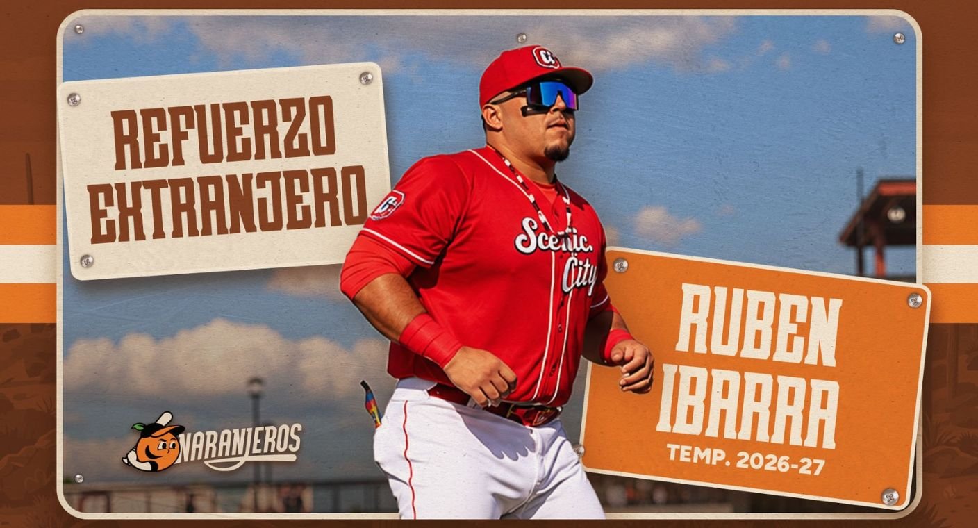 Naranjeros de Hermosillo suman poder a la ofensiva; llega Ruben Ibarra como refuerzo extranjero
