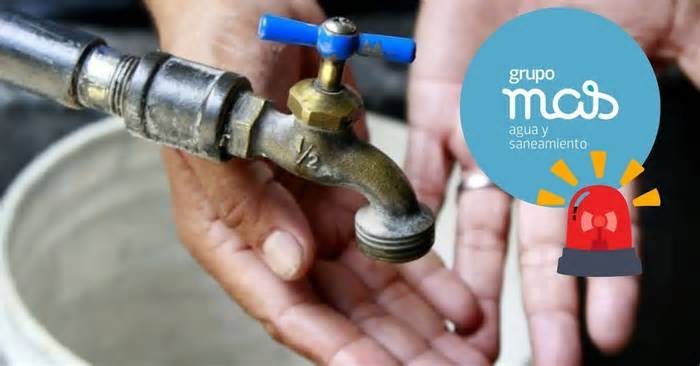 A esta hora inicia corte masivo de agua este jueves 8 de octubre en 66 colonias de Veracruz; afectaciones durarán hasta 3 días