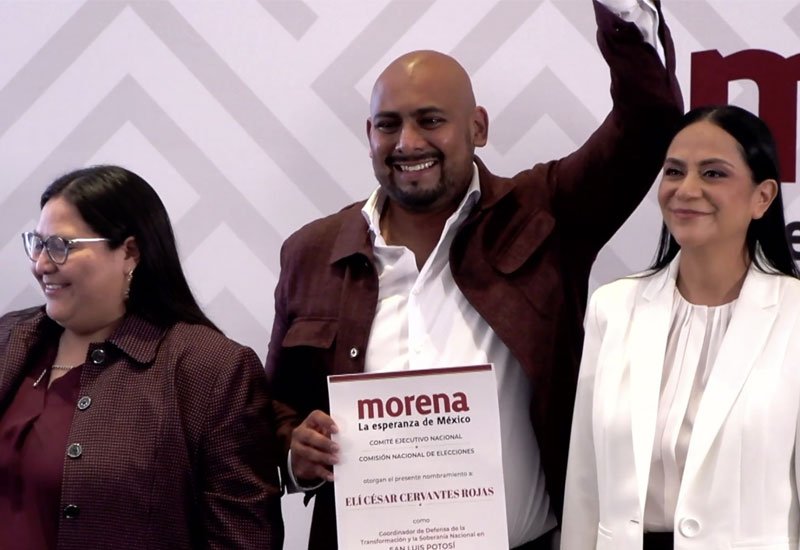 Morena elige a Elí César Cervantes como virtual candidato a la gubernatura de San Luis Potosí