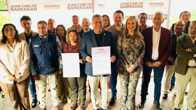Barragán va por Morelia en Morena