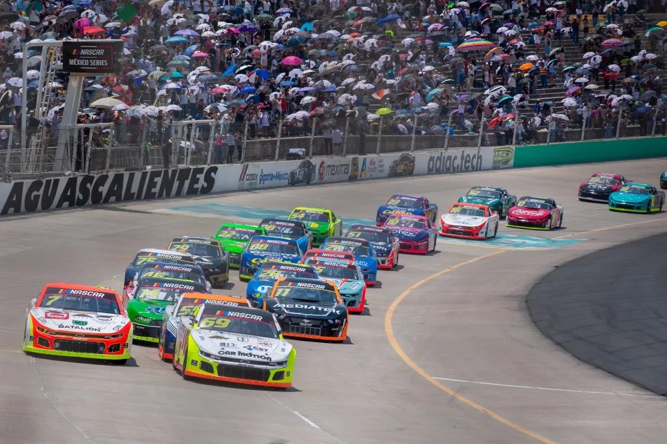 Se encienden los motores de la Nascar en Aguascalientes