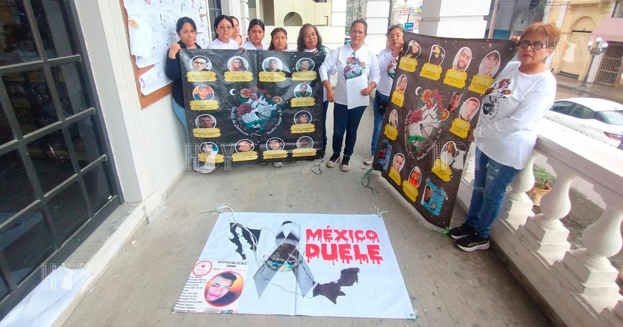 Colectivo de Tampico exige avances en casos de desaparecidos