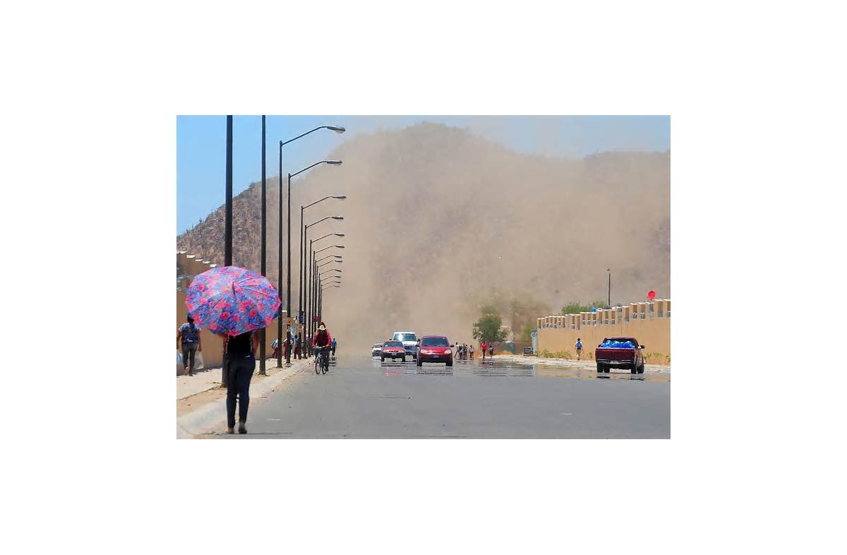 Hermosillo prevé fuertes vientos por una masa de aire frío que también dejará temperaturas más bajas durante los próximos días
