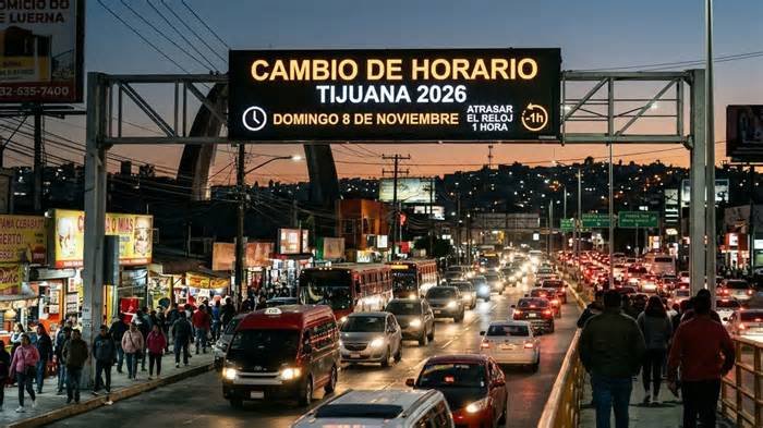 Cambio de horario en Tijuana 2026: ¿a qué hora debes atrasar tu reloj este domingo 1 de noviembre?