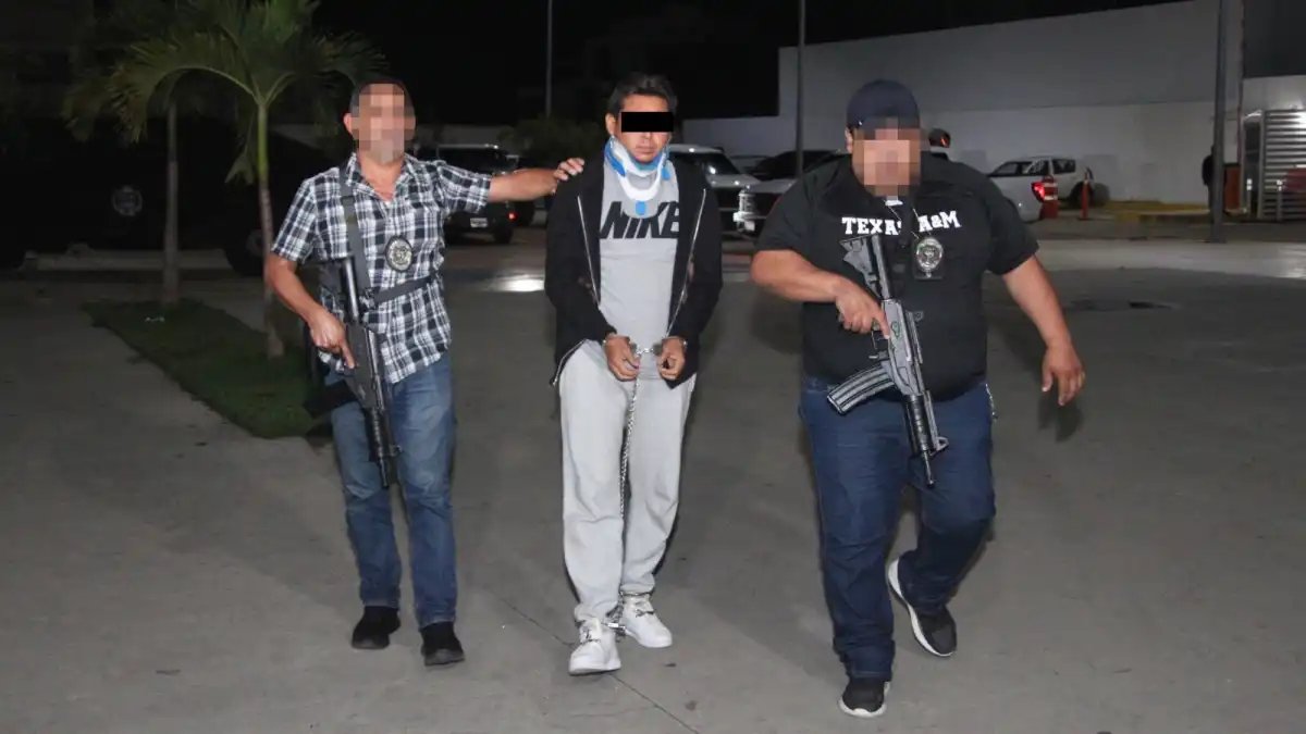 Detienen en Mérida a “El Marce”, presunto líder criminal buscado por homicidio en Quintana Roo