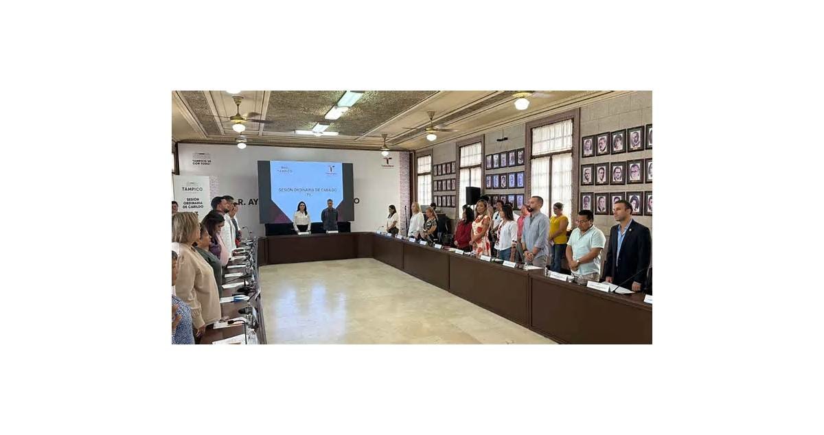 Cabildo de Tampico, Tamaulipas, conmemora a víctimas de la matanza de Tlatelolco