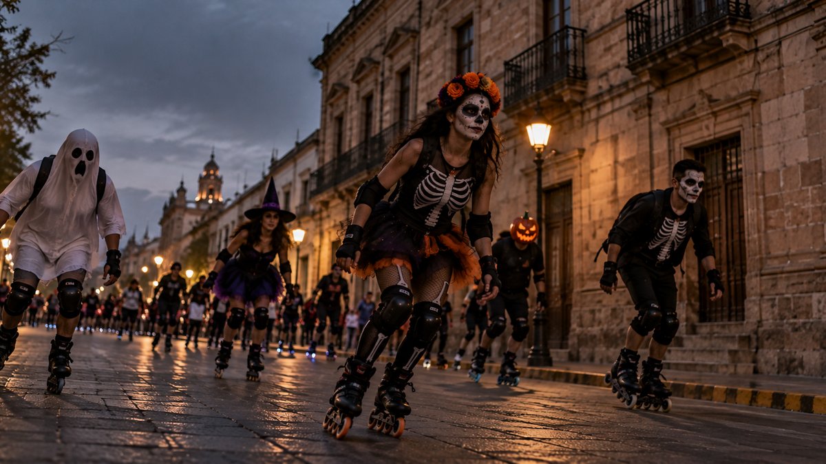 Halloween sobre ruedas: Morelia tendrá una ruta nocturna de patinaje con disfraces