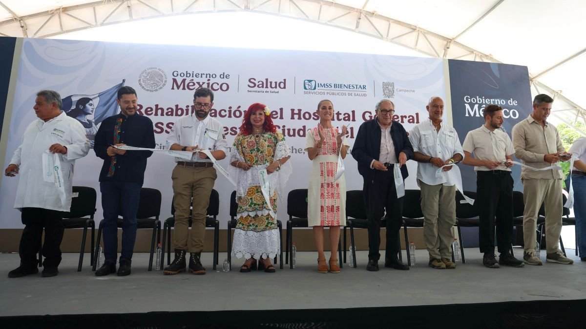 Entregan rehabilitación de Hospital del IMSS Bienestar en Campeche