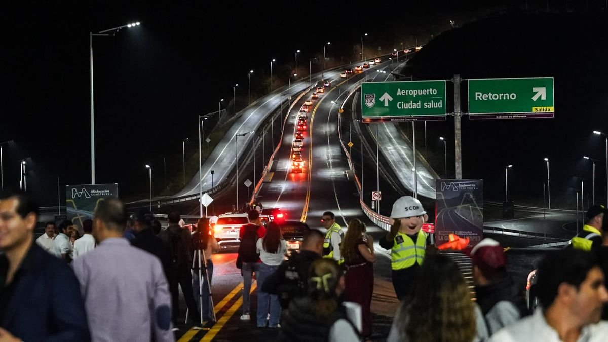 Inauguran primer tramo del Segundo Anillo Periférico de Morelia; conecta Jaripeo con Ciudad Salud