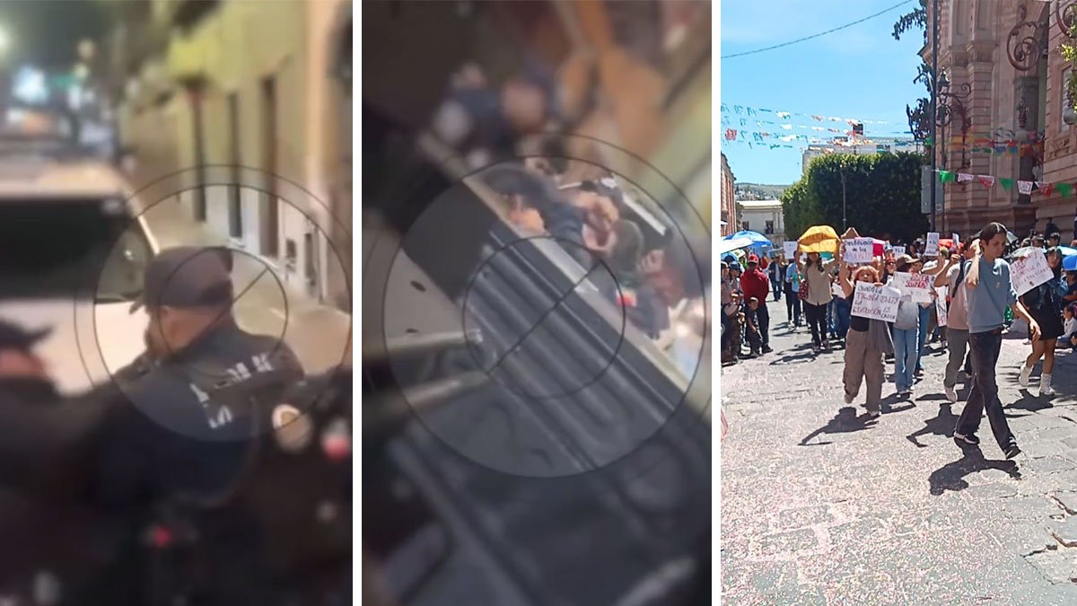 Dan de baja a tres policías de Guanajuato capital por agredir a alumnos de la UG