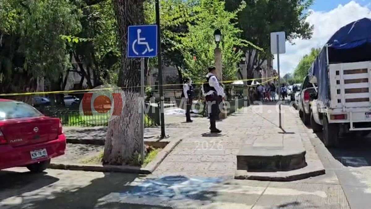 Se cae y muere, en Morelia; no saben quién es