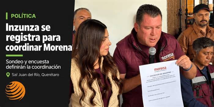 Inzunza va por la coordinación de Morena en San Juan del Río