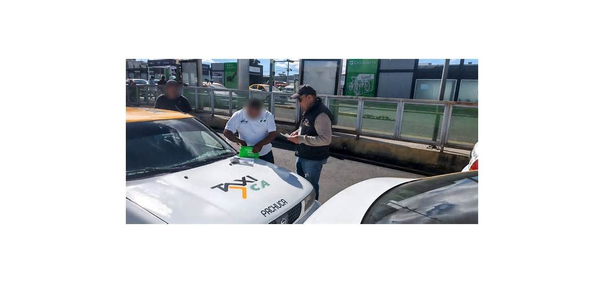 Semot y STCH inician operativos de supervisión de tarifas de transporte en Pachuca y Mineral de la Reforma