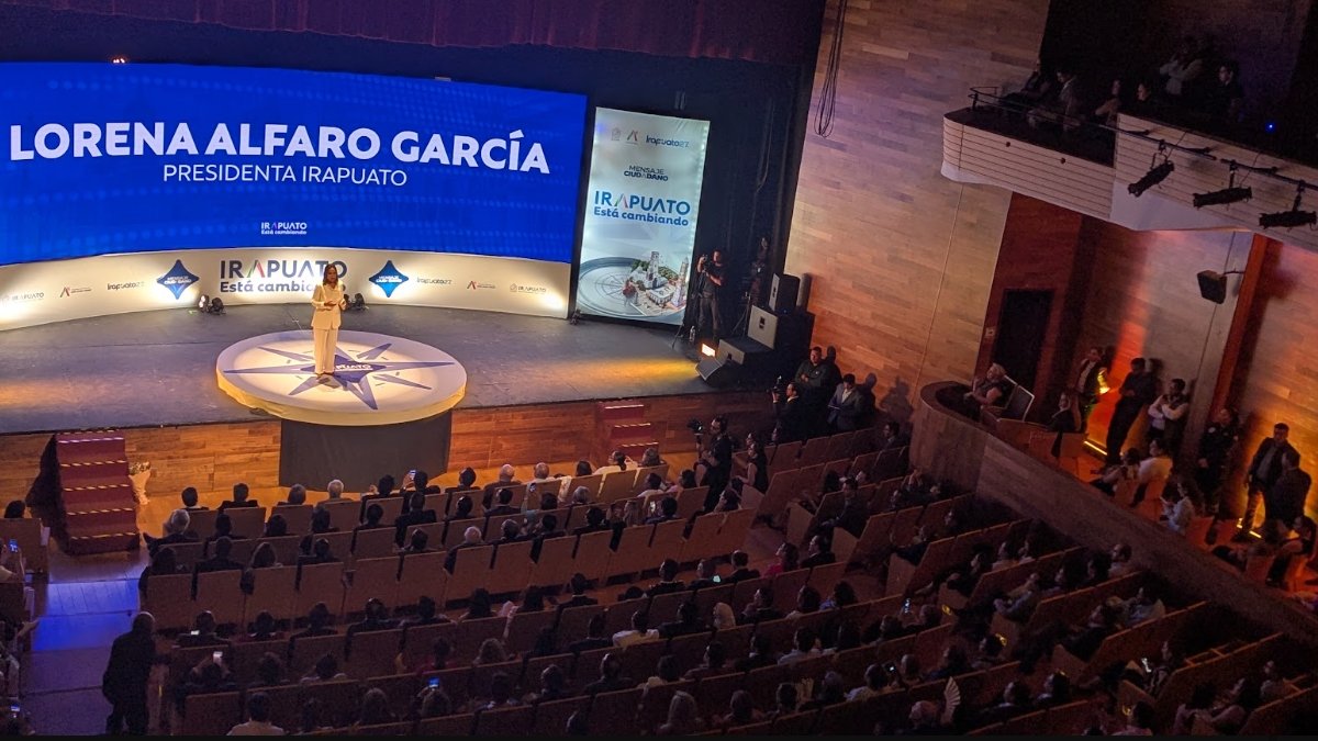 Lorena Alfaro convierte su informe en recuento de cinco años al frente de Irapuato