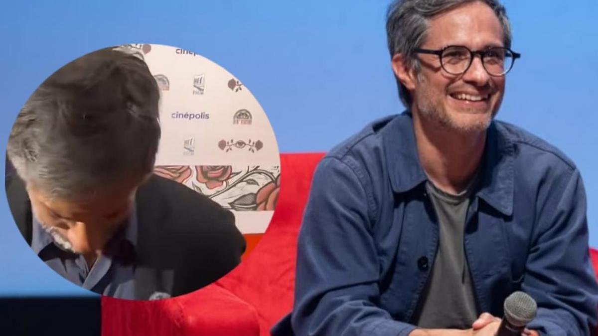 Gael García Bernal recibe un “mantequillazo” en plena entrevista durante el Festival de Cine de Morelia