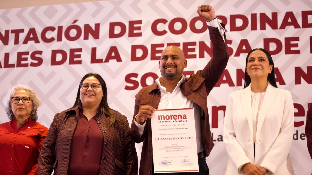 Elí César Cervantes: quién es el nuevo coordinador de Morena en San Luis Potosí