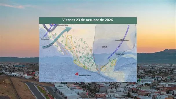 Clima en Hermosillo hoy viernes 23 de octubre: Disminuye temperatura mínima en la ciudad