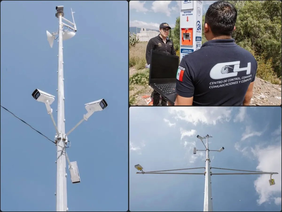 Instalan 556 cámaras en Pachuca para mejorar seguridad pública